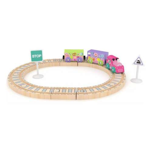 J'adore BFF Train and Rail Wooden Toy Playset