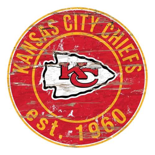 Fan Creations Kansas City Chiefs Heritage Circle Sign