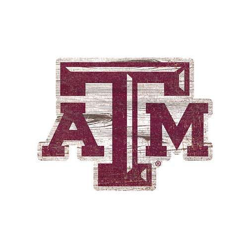 Fan Creations Texas A&M Aggies Distressed Logo Sign
