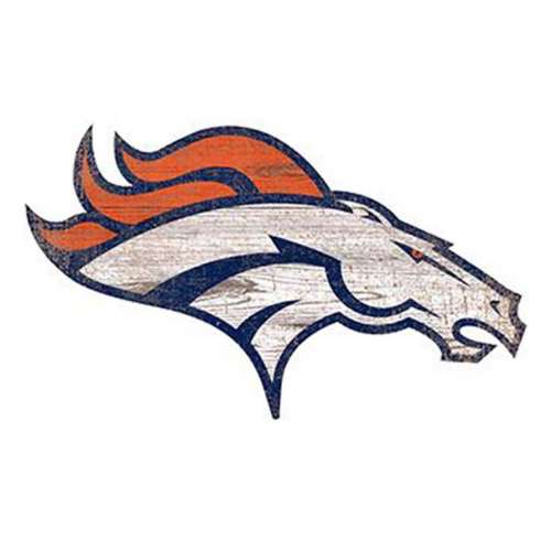 Fan Creations Denver Broncos Distressed Logo Sign