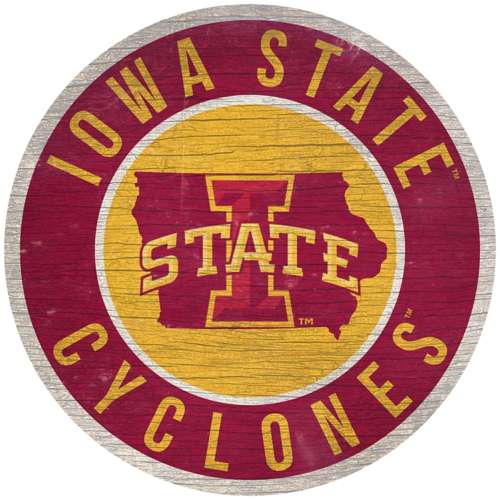 Fan Creations Iowa State Cyclones Circle State Sign