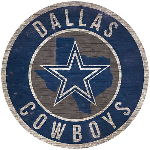 Fan Creations Dallas Cowboys Circle State Sign