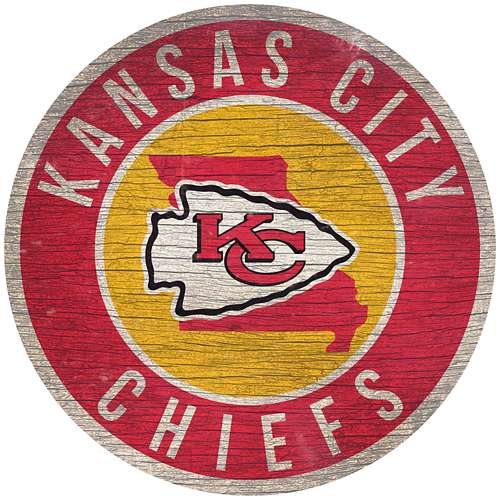 Fan Creations Kansas City Chiefs Circle State Sign