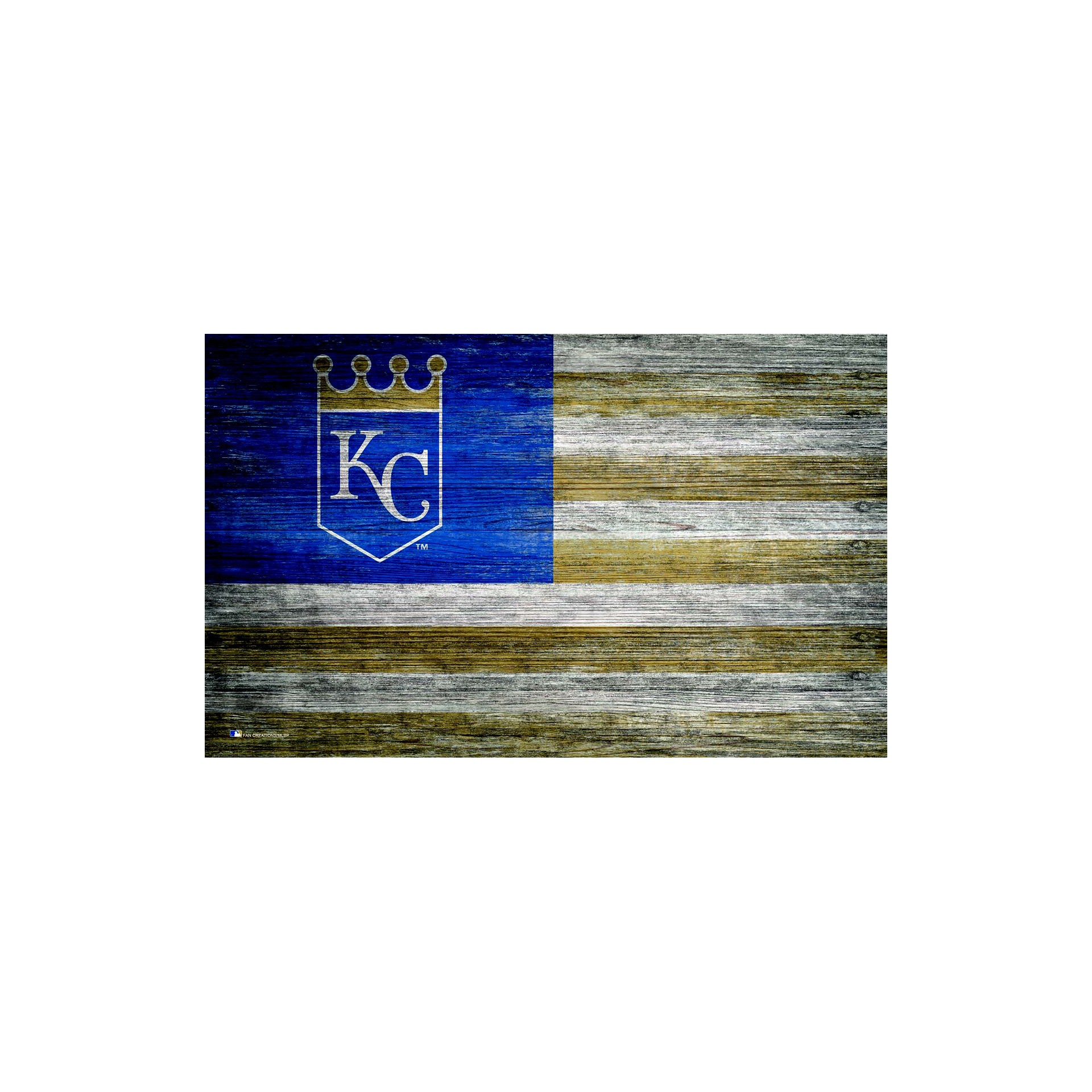 Antigua Kansas City Royals Americana Spikes Hooded 1/4 Zip