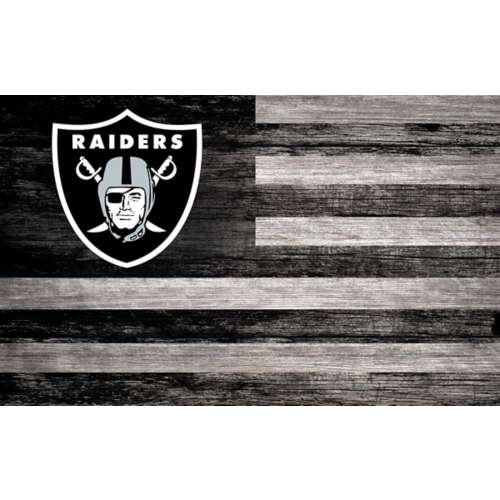 Fan Creations Las Vegas Raiders Distressed Flag Sign