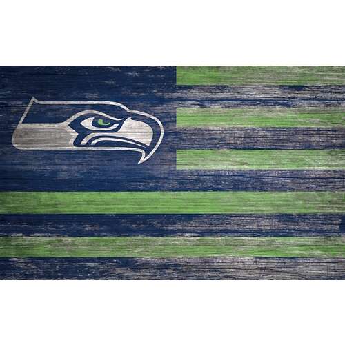 Fan Creations Seattle Seahawks Distressed Flag Sign