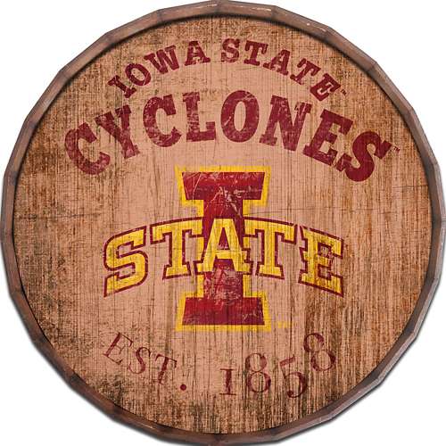 Fan Creations Iowa State Cyclones Wine Barrel Sign