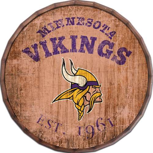 Fan Creations Minnesota Vikings Wine Barrel Sign