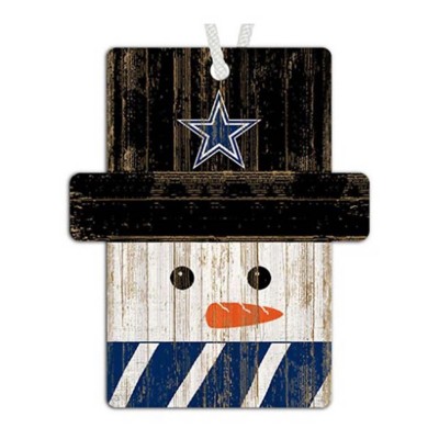 Fan Creations Dallas Cowboys Snowman Ornament
