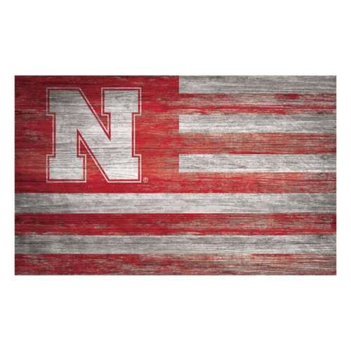 Fan Creations Nebraska Cornhuskers 6"x12" Flag Sign