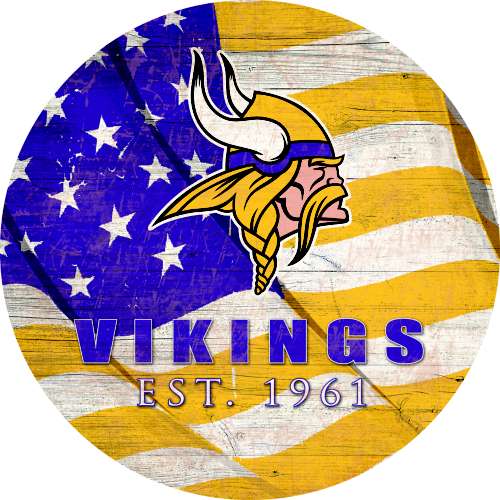 Fan Creations Minnesota Vikings Circle America Sign