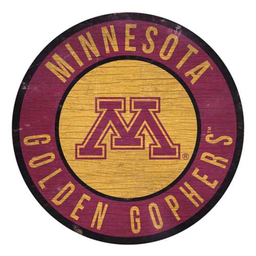Fan Creations Minnesota Golden Gophers Circle State Sign
