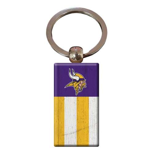 Fan Creations Minnesota Vikings Wooden Flag Key Chain