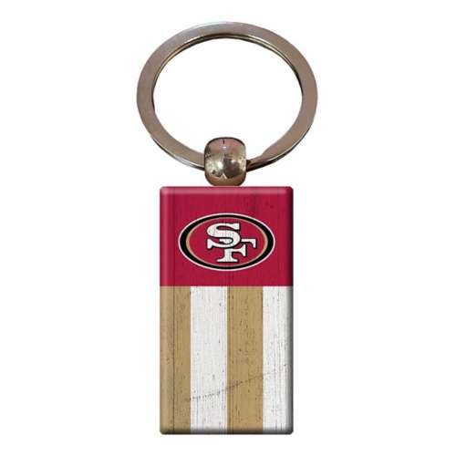 Fan Creations San Francisco 49ers Wooden Flag Key Chain