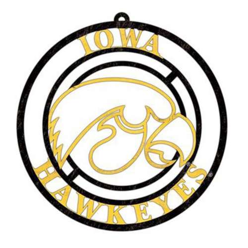Fan Creations Iowa Hawkeyes Team Color Cut Out Circle