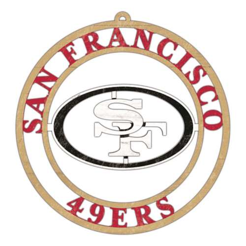 Fan Creations San Francisco 49ers Silhouette Logo Cutout Circle