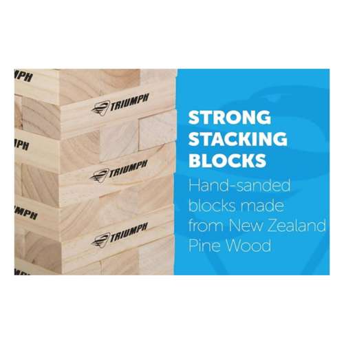 Triumph Fun Size 54 Tumble Strong Stacking Wooden Blocks