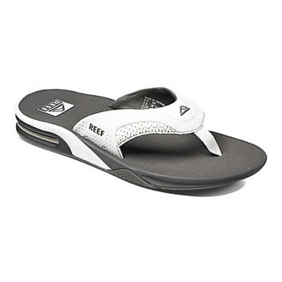 mens grey reef flip flops