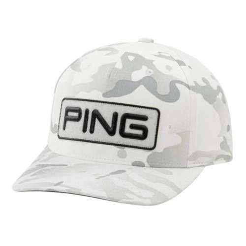 Men's PING MultiCam Golf Snapback Coral hat
