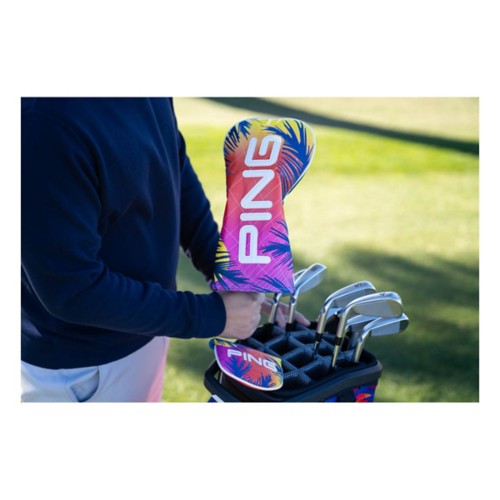 PING Golf Club Head Cover Color Code Iron Cover 8 Set Black