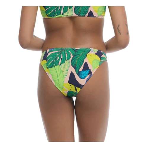 Girls' 'sun Beams' Tropical High Waist Bikini Swim Bottom - Art