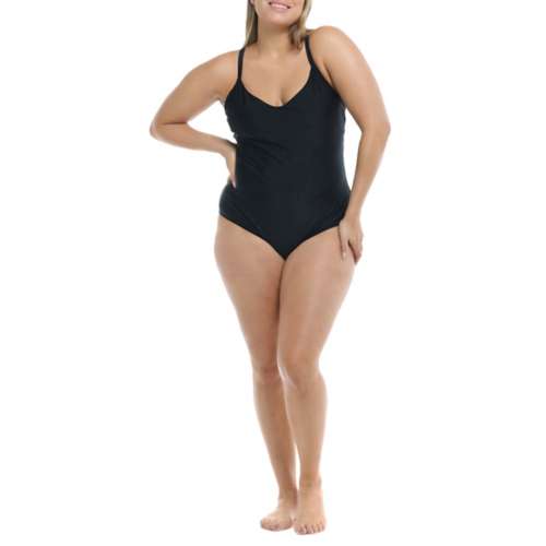 Women's Body Glove Plus Size Smoothies Sandbar One Piece Swimsuit