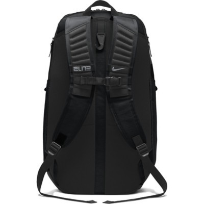 nike elite backpack black and gold