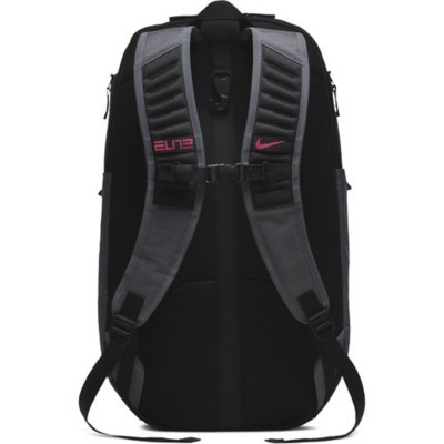 nike elite backpack black and gold