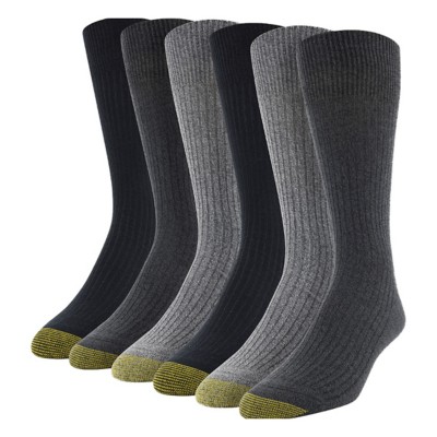 Men's Gold Toe Hosiery Gold Toe Stanton 6 Pack Crew Socks
