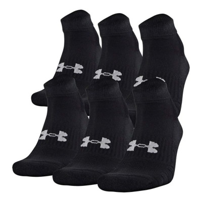 Adult Under Armour Training Cotton 6 Pack Ankle Socks | SCHEELS.com