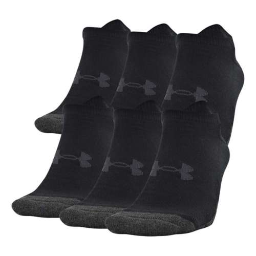 Adult Under armour Print Performance Tech 6 Pack No Show Socks