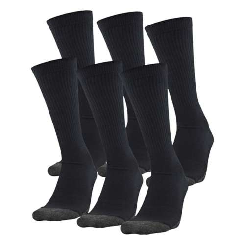 Adult Under Armour Performance Tech 6 Pack Crew Socks