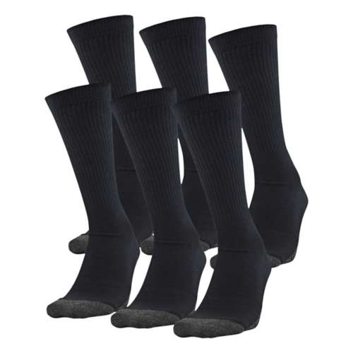 Adult Under Armour Performance Tech Crew 6 Pack Socks