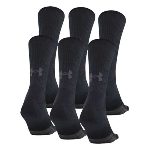 Adult Under Armour Performance Tech 6 Pack Crew Socks