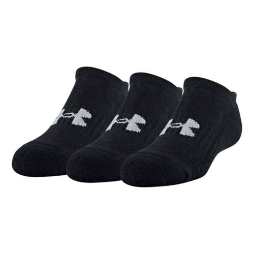 Adult Under armour Tech Training Cotton 3 Pack No Show Socks