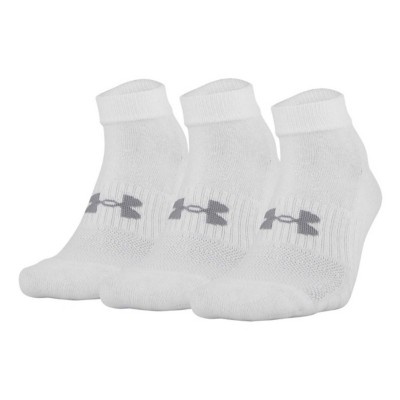 Adult Under Armour Training Cotton 3 Pack Ankle Socks | SCHEELS.com