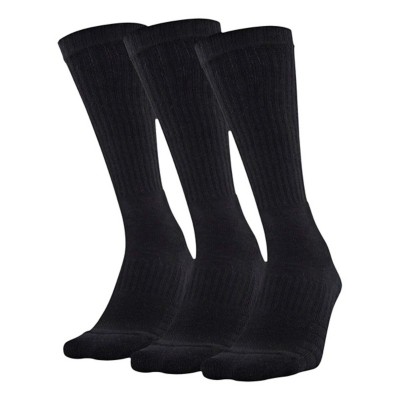 Adult Under Armour Training Cotton 3 Pack Crew Socks