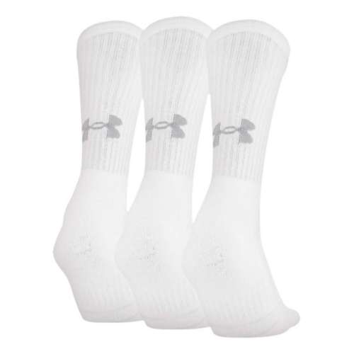 Adult Under Armour Training Cotton 3 Pack Crew Socks