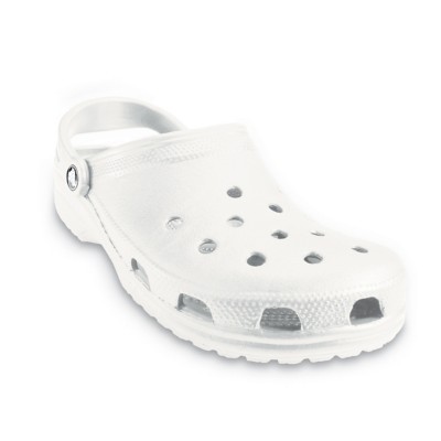 all white crocs