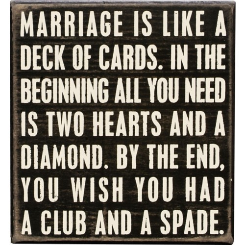 Primitives by Kathy Deck of Cards Box Sign - Primary Image