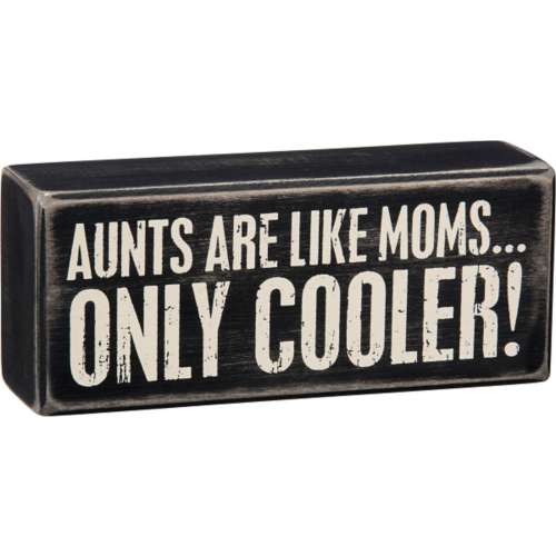 Primitives By Kathy Aunts Cooler Box Sign