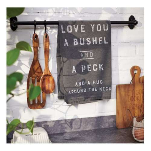 Primitives by Kathy Love You A Bushel And A Peck Kitchen Towel