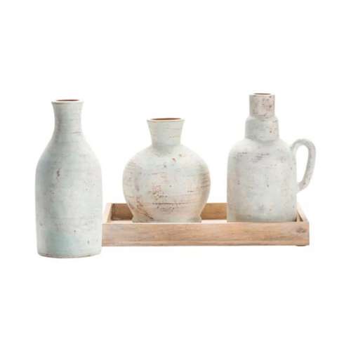 Crestview Collection Isla Bottles & Tray