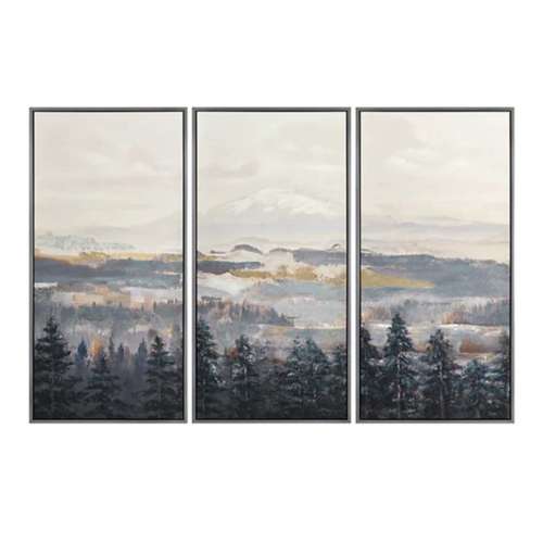 Crestview Collection 3 Piece Land For Days Canvas