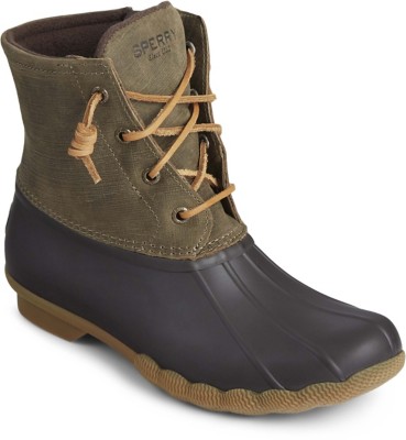 womens zip up duck boots