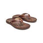 Women's OluKai Paniolo Leather Flip Flop Sandals - Thumbnail 2 of 5