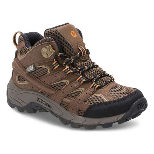 Boys' Merrell Moab 2 Mid Waterproof Hiking Shoes