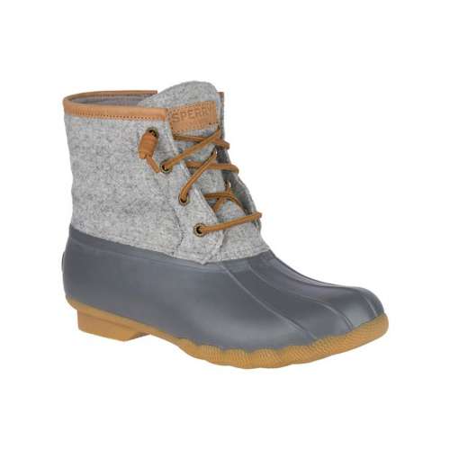 Womens grey 2024 sperry boots