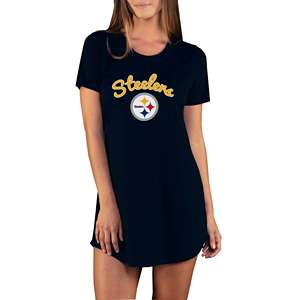 Women's Concepts Sport White Pittsburgh Steelers Fluffy Pullover Sweatshirt & Shorts Sleep Set