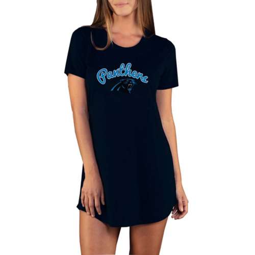 Concepts Sport Women's Carolina Panthers Marathon Nightshirt